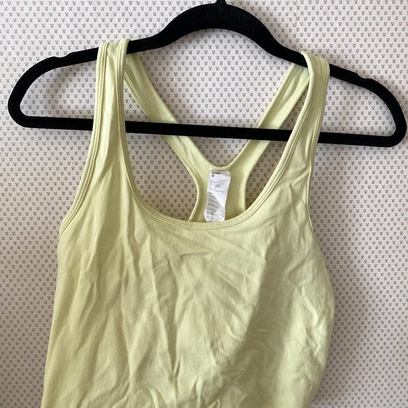 Yellow Racerback Workout Tank - Picture 1 of 4